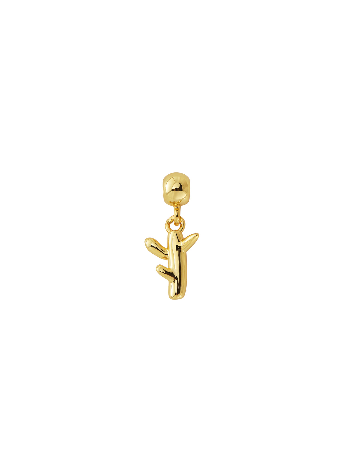 Close view of the branching sprig charm from the Talisman Charm Necklace